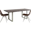 KARE Design Table Harmony Fonce Argente 180X90