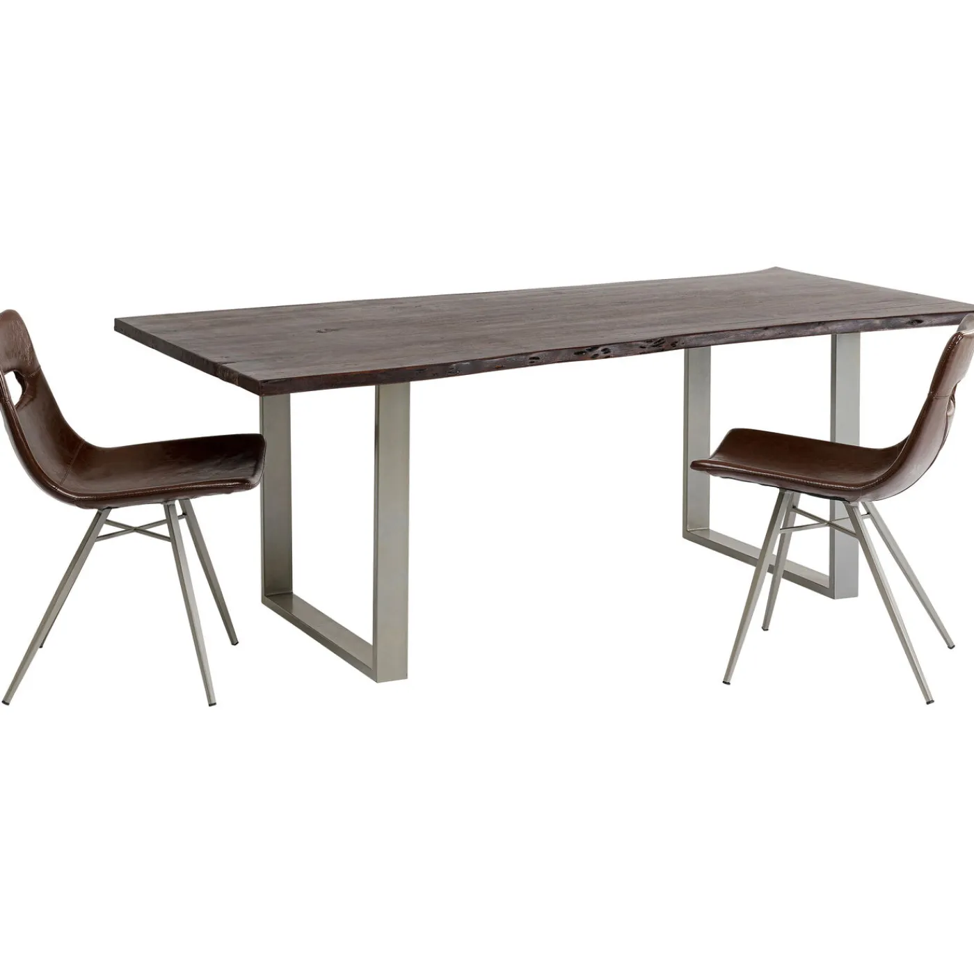 KARE Design Table Harmony Fonce Argente 180X90