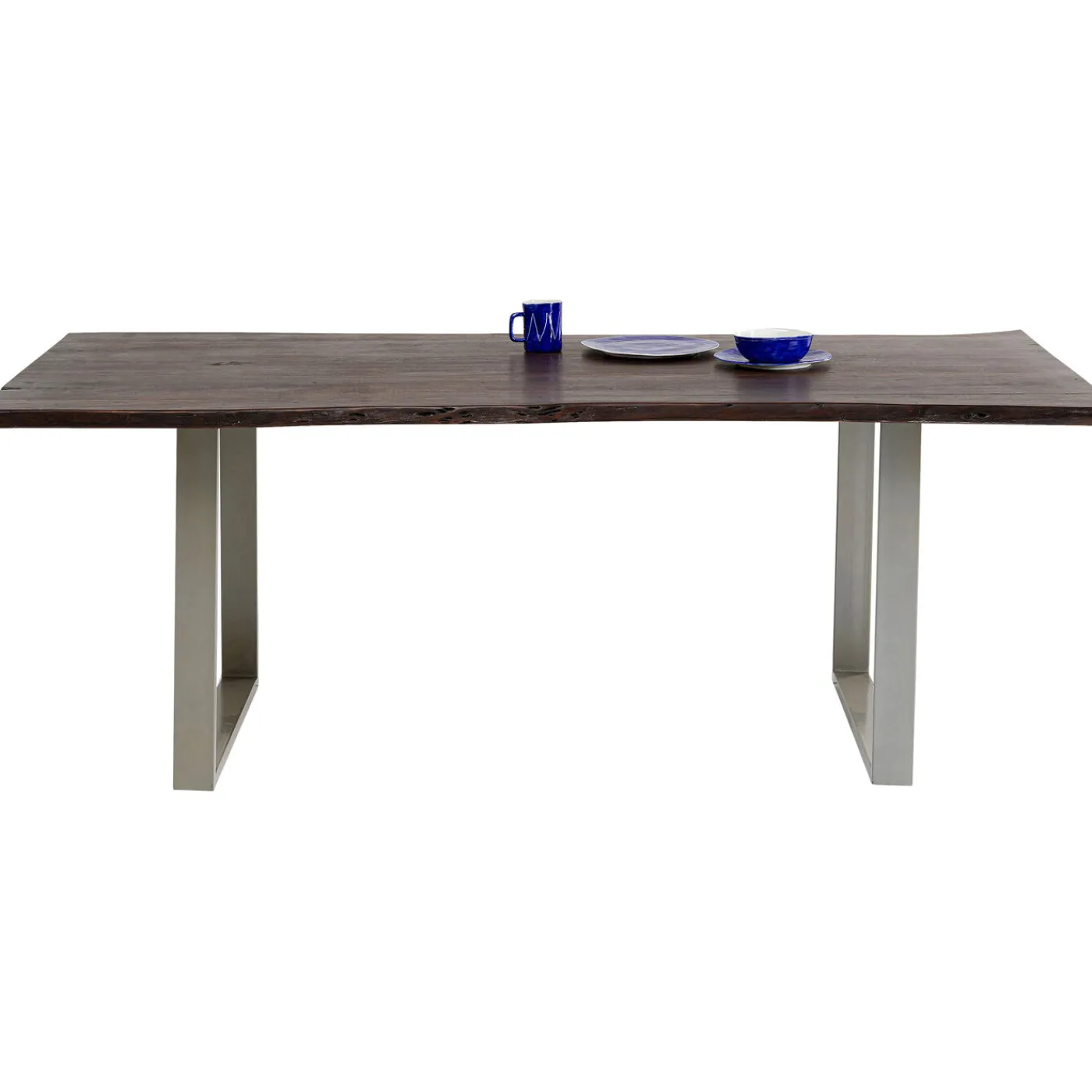 KARE Design Table Harmony Fonce Argente 180X90