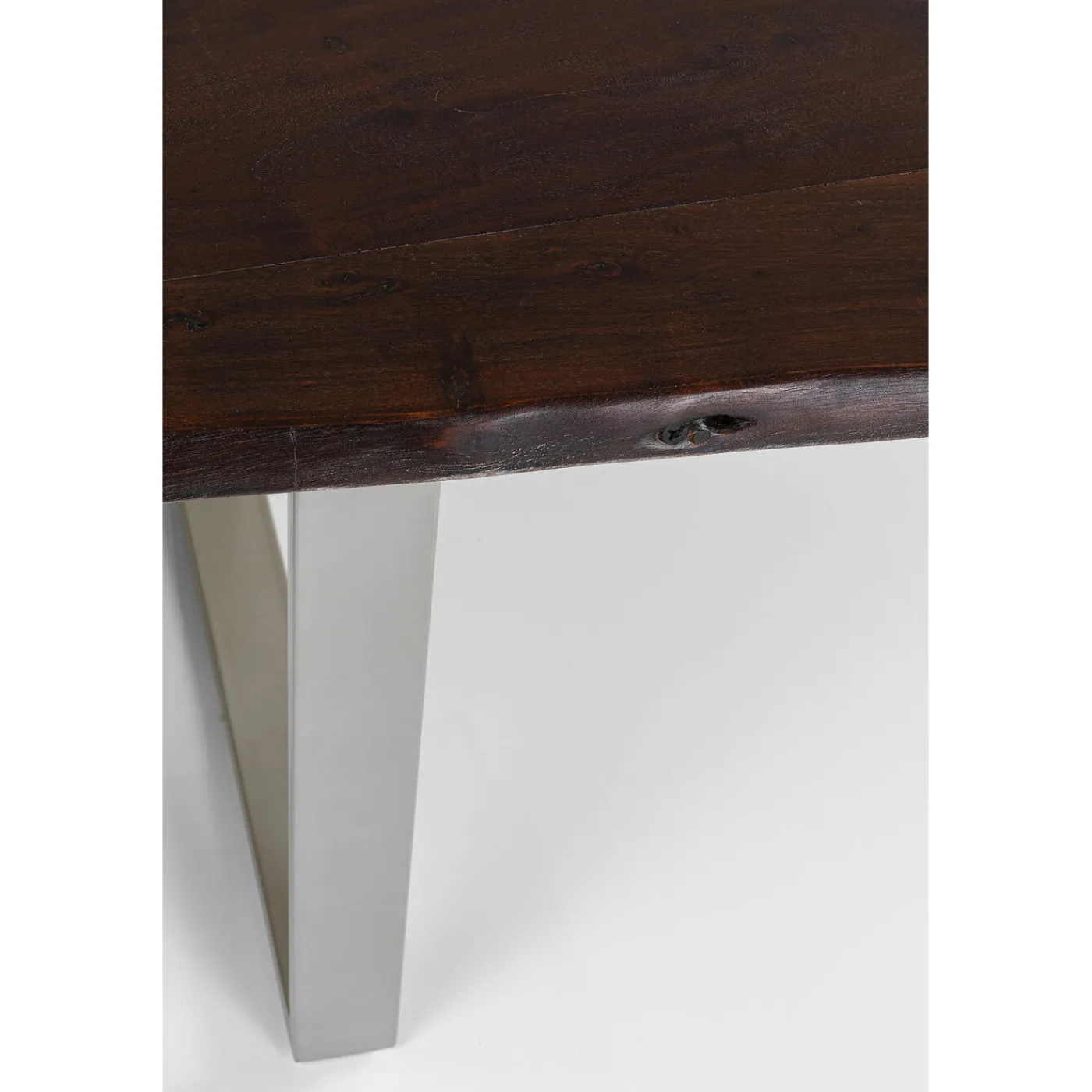 KARE Design Table Harmony Fonce Argente 180X90