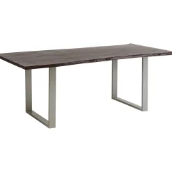 KARE Design Table Harmony Fonce Argente 160X80