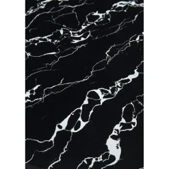 KARE Design Table Haute San Remo Noir Rond 100X70Cmo