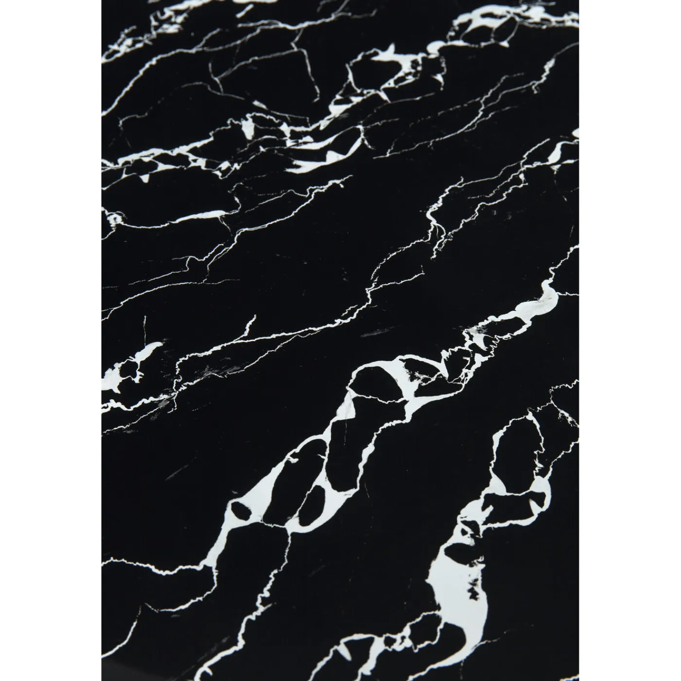 KARE Design Table Haute San Remo Noir Rond 100X70Cmo