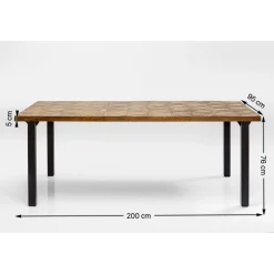 KARE Design Table Illusion Dore 200X95Cm