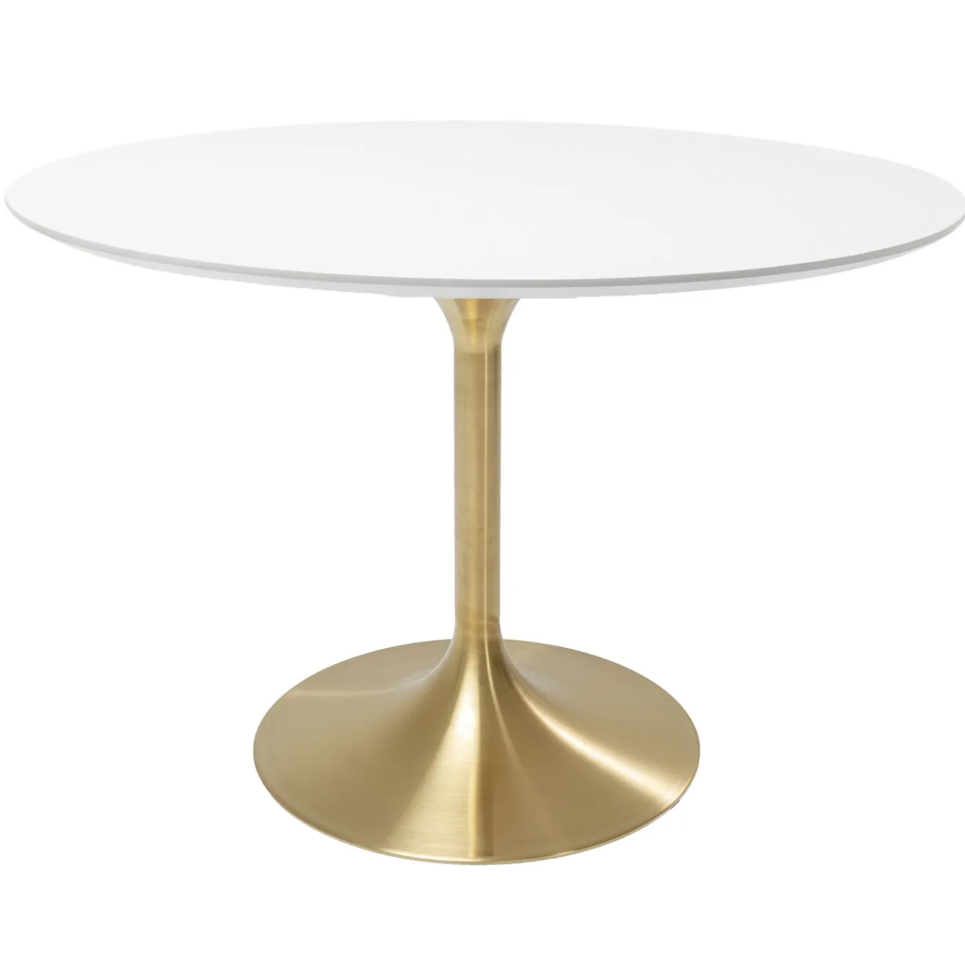 KARE Design Table Invitation Blanc-Laiton O120Cm