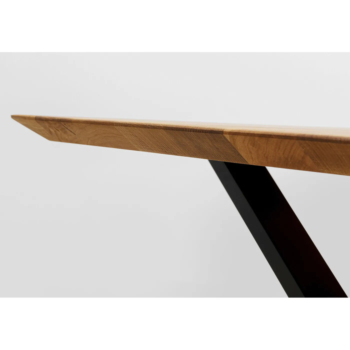 KARE Design Table Jackie Chene Cross Noir 180X90Cm
