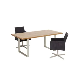 KARE Design Table Jackie Chene-Argente 160X80