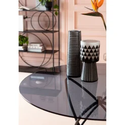 KARE Design Table Molekular Noir O120Cm