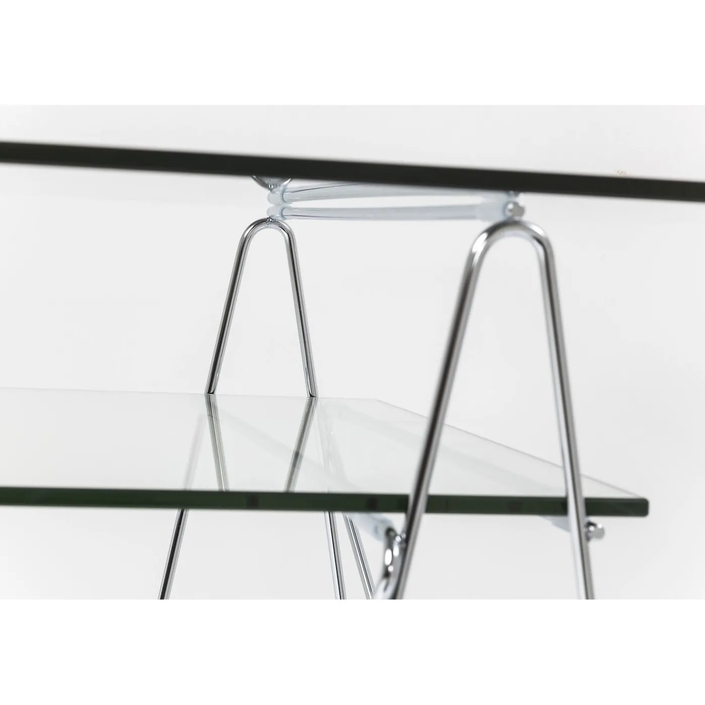 KARE Design Table Polar Chrome 8 Mm (Verre Trempe)