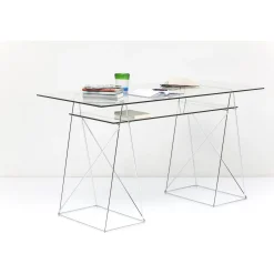 KARE Design Table Polar Chrome 8 Mm (Verre Trempe)