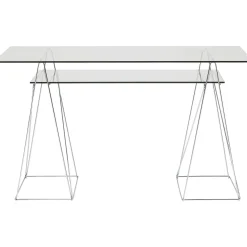 KARE Design Table Polar Chrome 8 Mm (Verre Trempe)