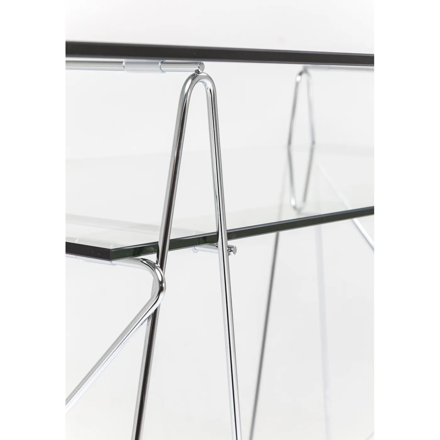 KARE Design Table Polar Chrome 8 Mm (Verre Trempe)