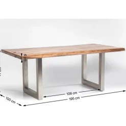 KARE Design Table Pure Nature 195X100Cm