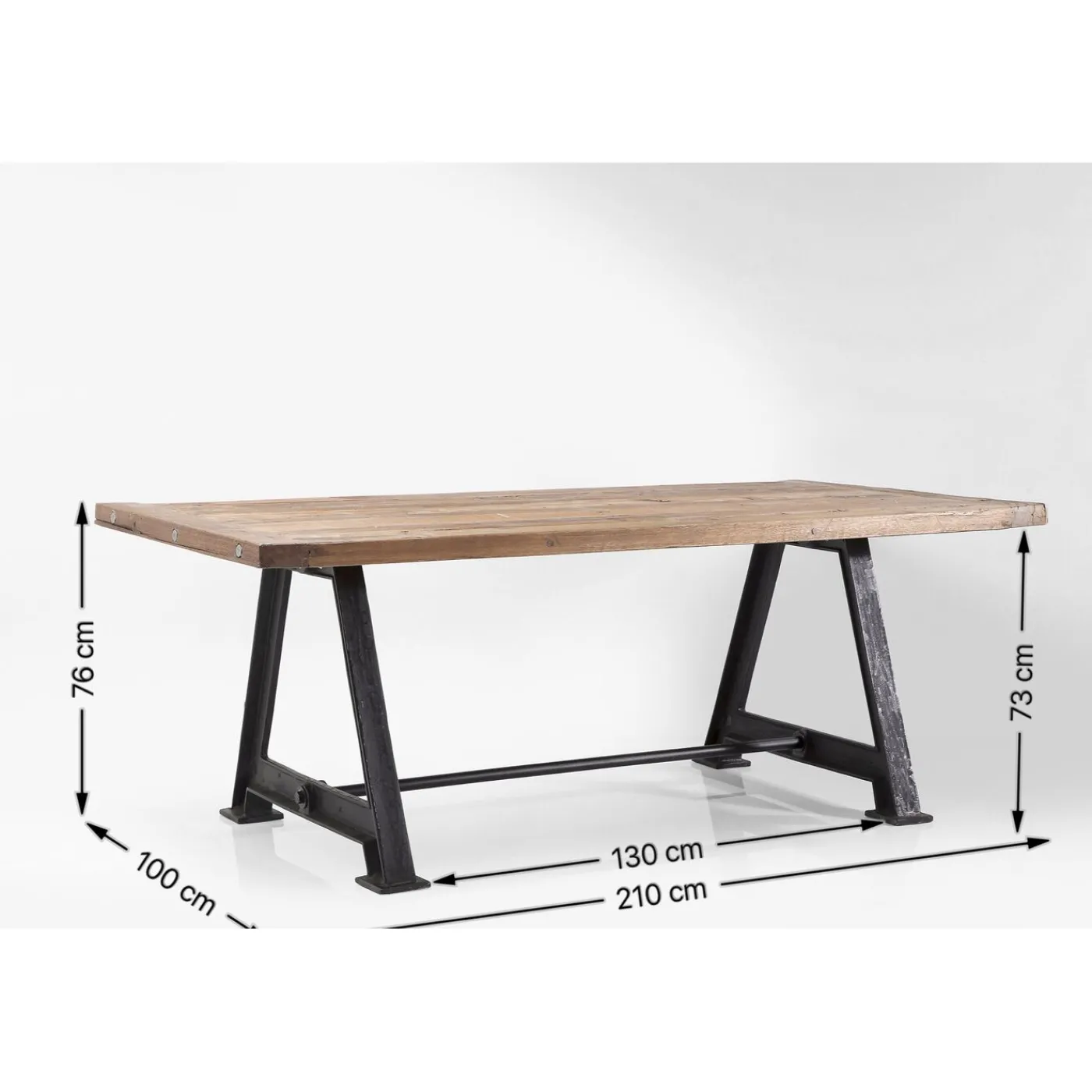 KARE Design Table Railway 210X100Cm-Chaque Modele Unique