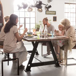 KARE Design Table Railway 210X100Cm-Chaque Modele Unique