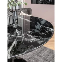 KARE Design Table Solo Marble Noir O110