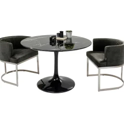 KARE Design Table Solo Marble Noir O110