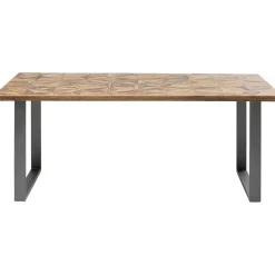 KARE Design Table Stars Acier Brut 180X90