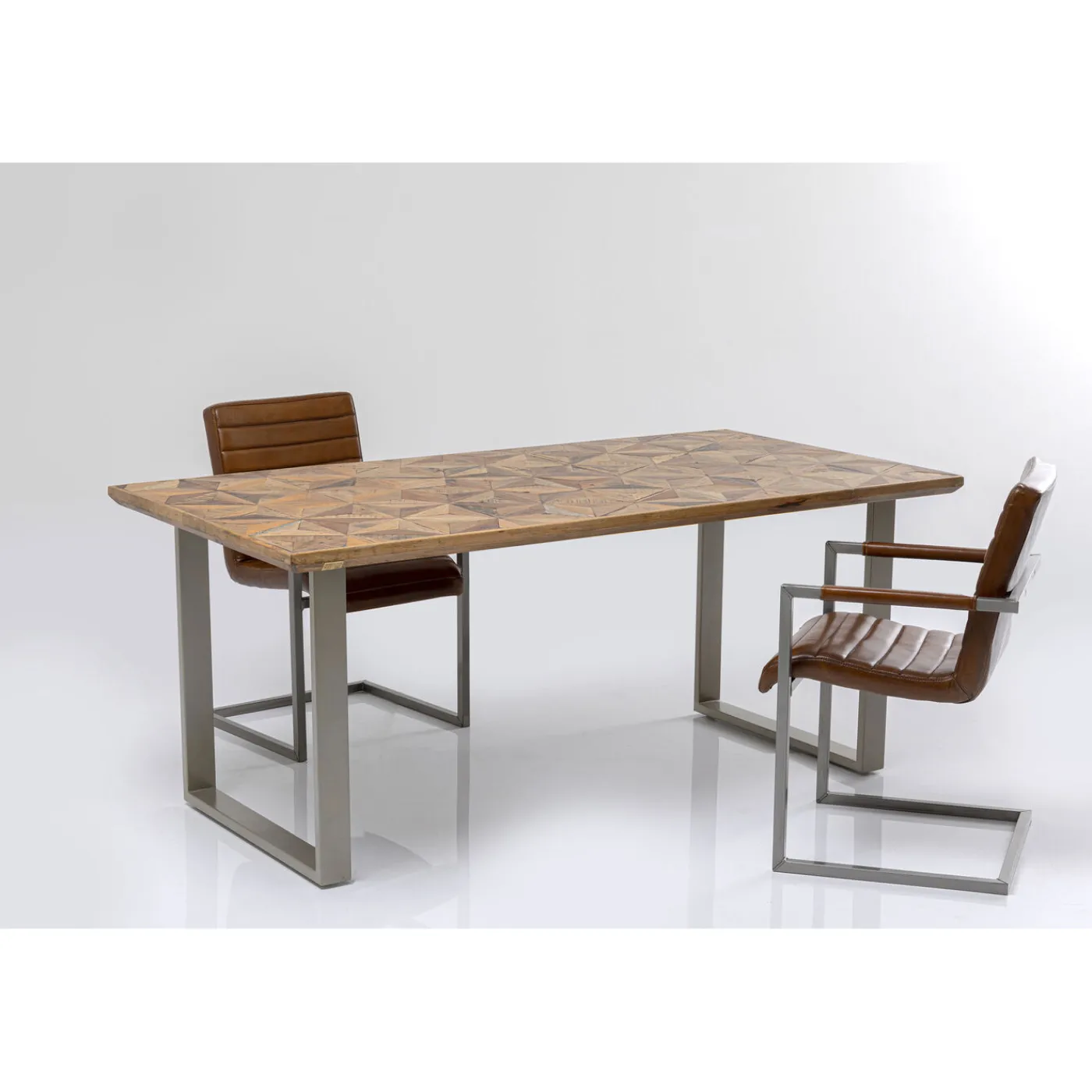 KARE Design Table Stars Argente 180X90