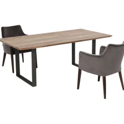 KARE Design Table Symphony Acier Brut 160X80