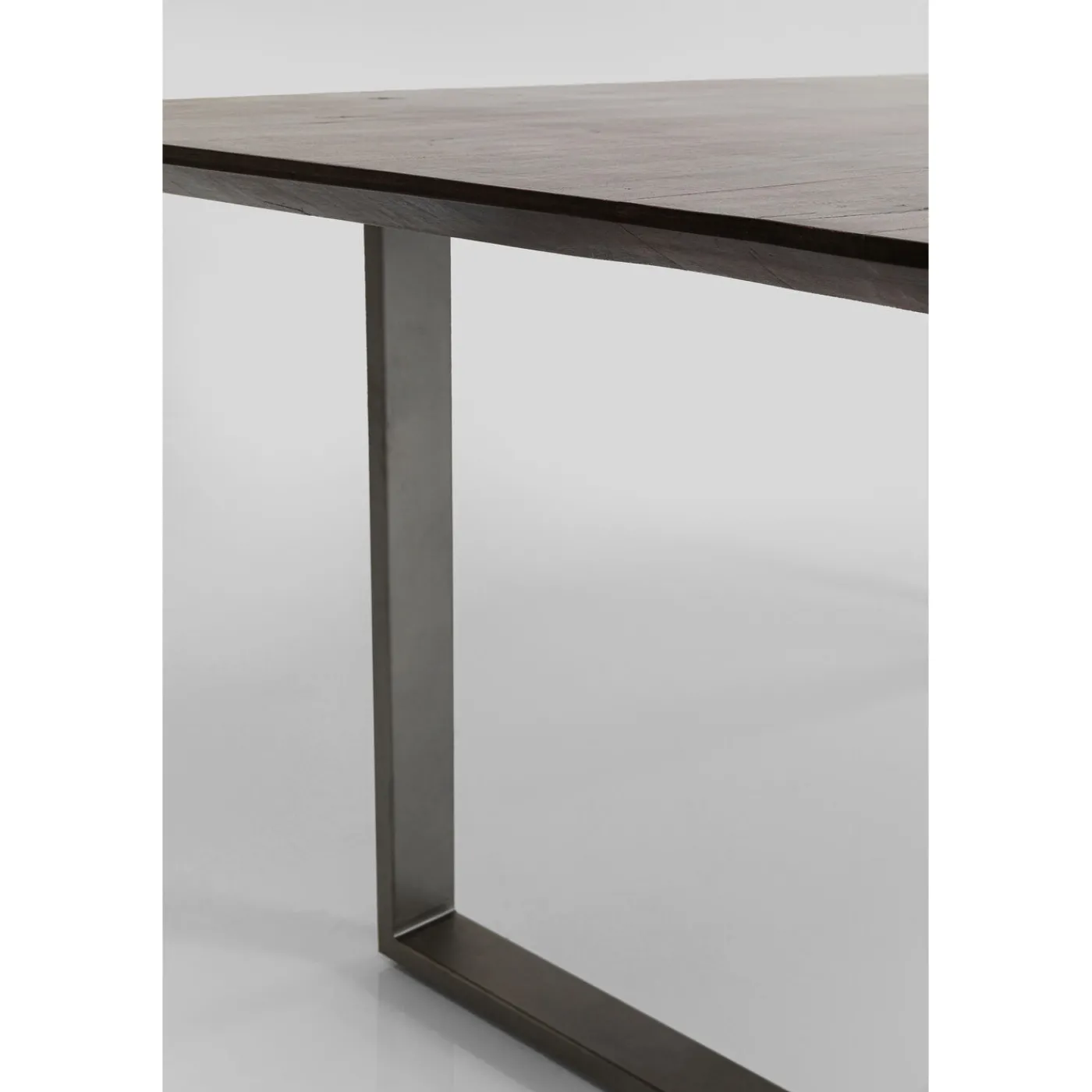 KARE Design Table Symphony Fonce Acier Brut 160X80