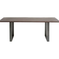 KARE Design Table Symphony Fonce Acier Brut 200X100