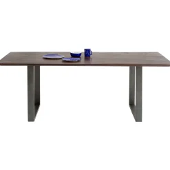 KARE Design Table Symphony Fonce Acier Brut 200X100