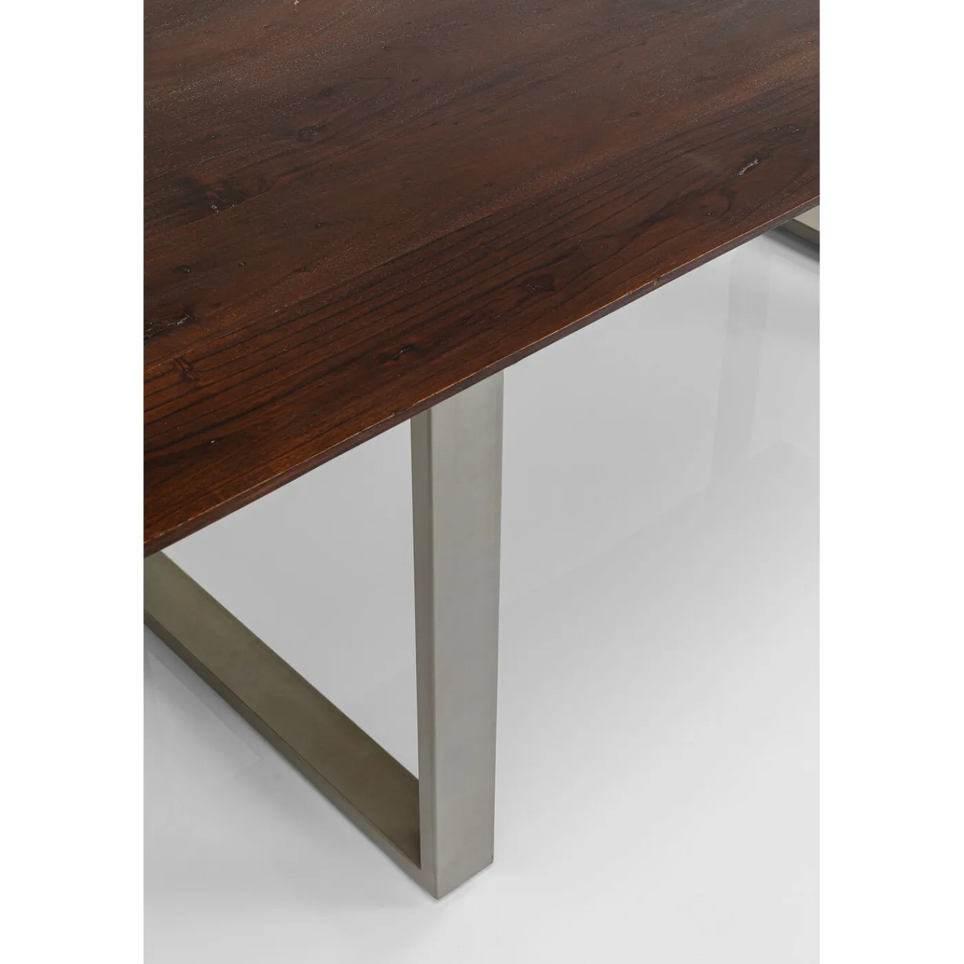 KARE Design Table Symphony Fonce Argente 200X100