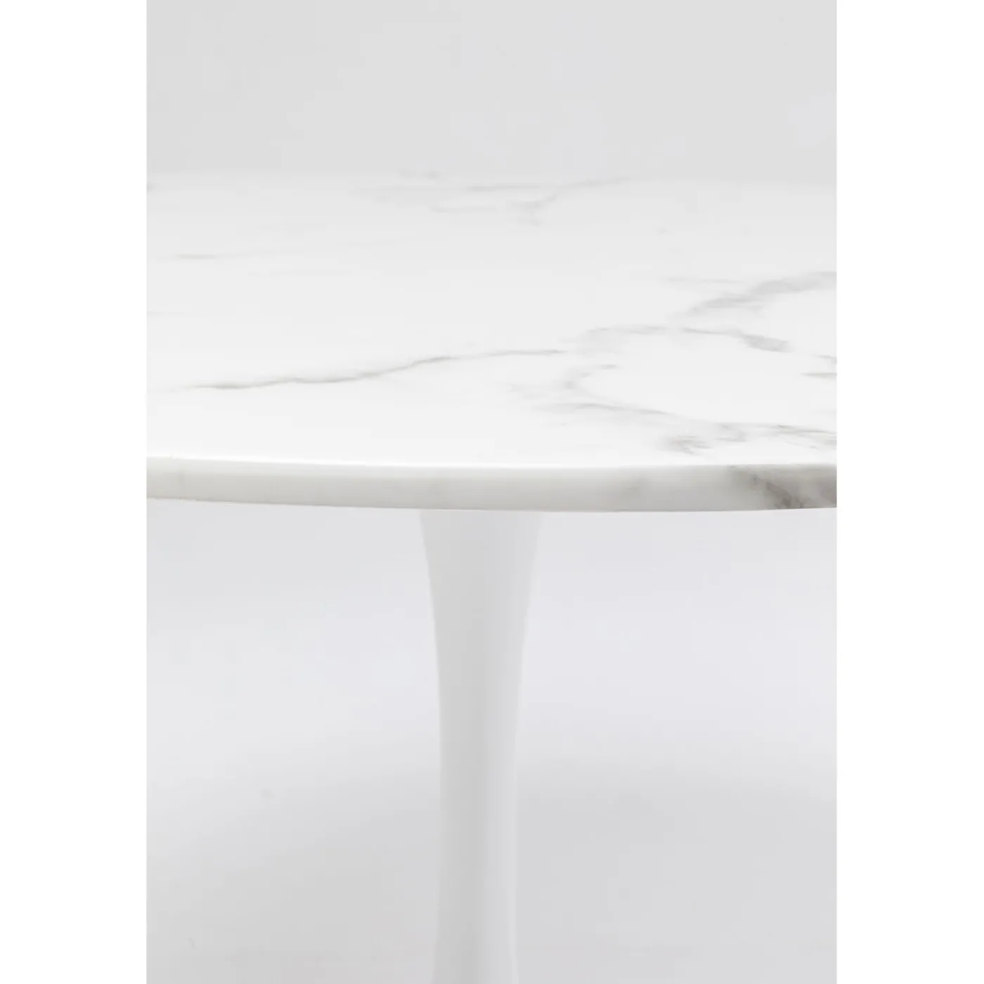 KARE Design Table Veneto Marbre Blanc O110Cm
