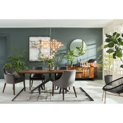 KARE Design Tableau Acrylique Abstract Gris Line Two 120X150Cm