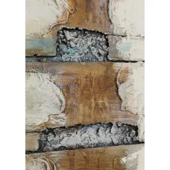 KARE Design Tableau Acrylique Abstract Gris Line Two 120X150Cm