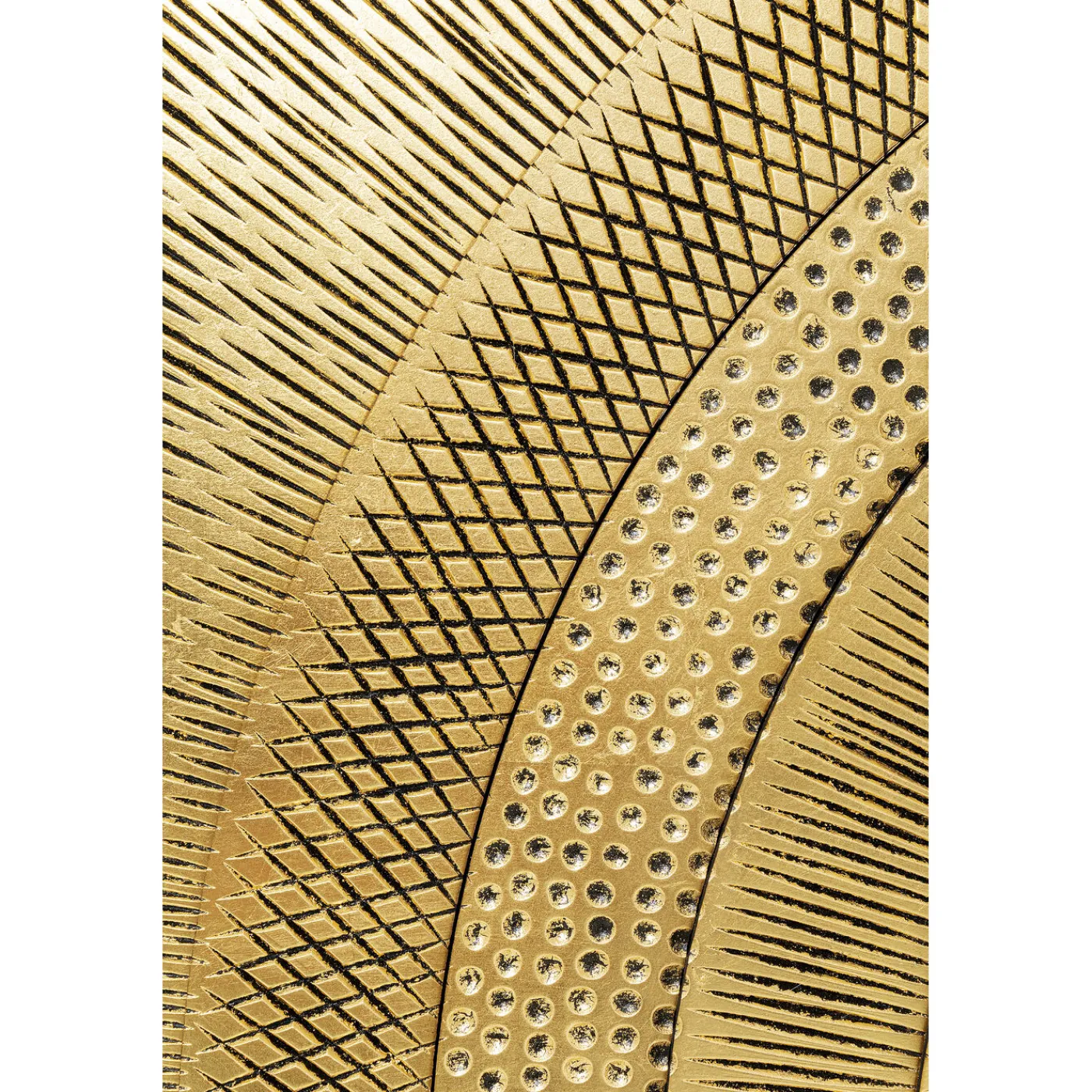 KARE Design Tableau Décoratif Art Circle Dore 120X120