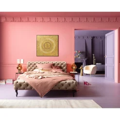 KARE Design Tableau Décoratif Art Geometric Circle Dore 120X12