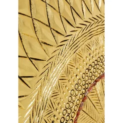 KARE Design Tableau Décoratif Art Geometric Circle Dore 120X12