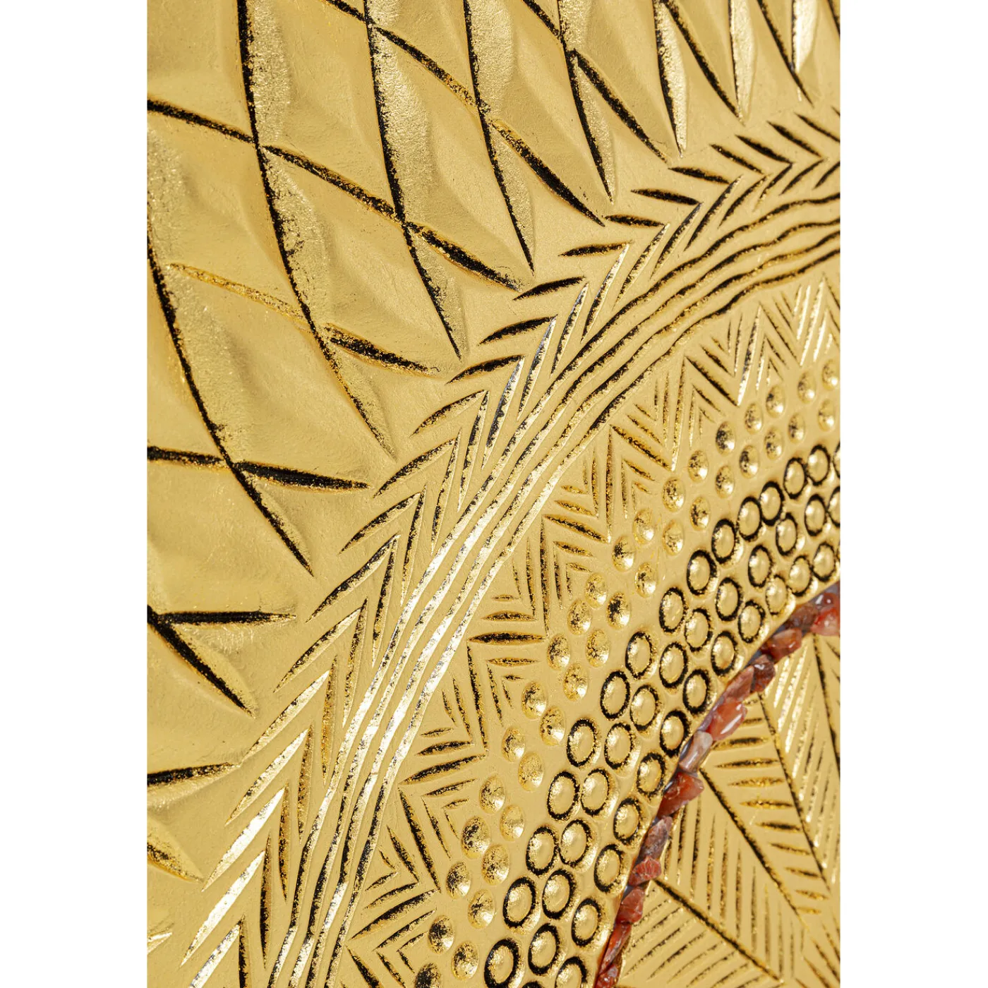 KARE Design Tableau Décoratif Art Geometric Circle Dore 120X12