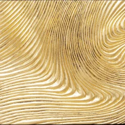 KARE Design Tableau Décoratif Wave Dore (2/Set)