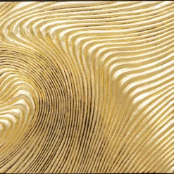 KARE Design Tableau Décoratif Wave Dore (2/Set)