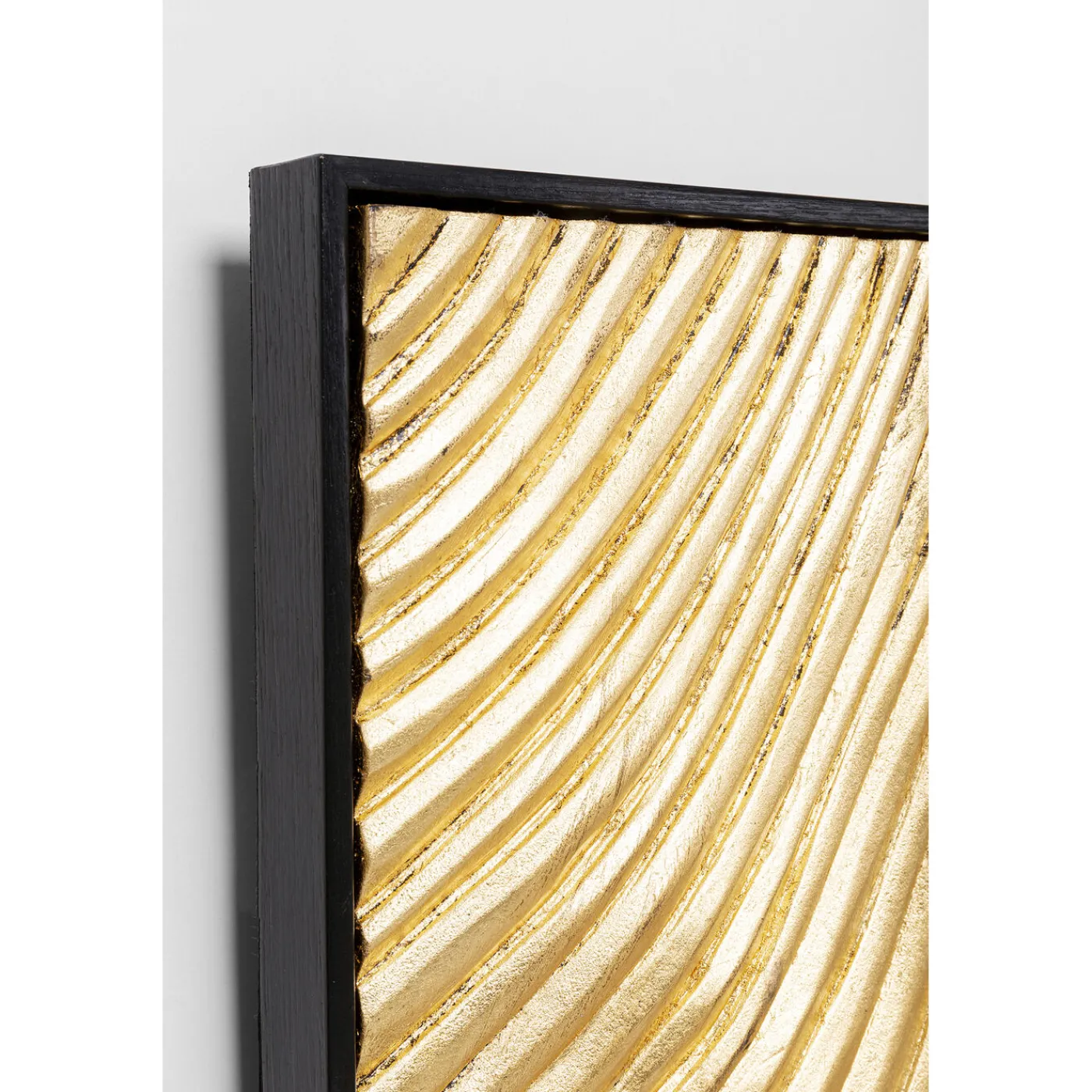 KARE Design Tableau Décoratif Wave Dore (2/Set)