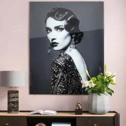 KARE Design Tableau En Verre Beauty Lady 120X150Cm