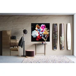 KARE Design Tableau En Verre Colorful Swarm Fish 120X120Cm