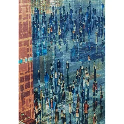 KARE Design Tableau En Verre 3D Future City 150X100Cm