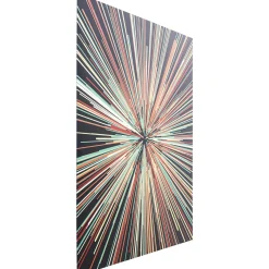 KARE Design Tableau En Verre 3D Light Speed 100X100Cm
