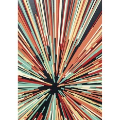 KARE Design Tableau En Verre 3D Light Speed 100X100Cm