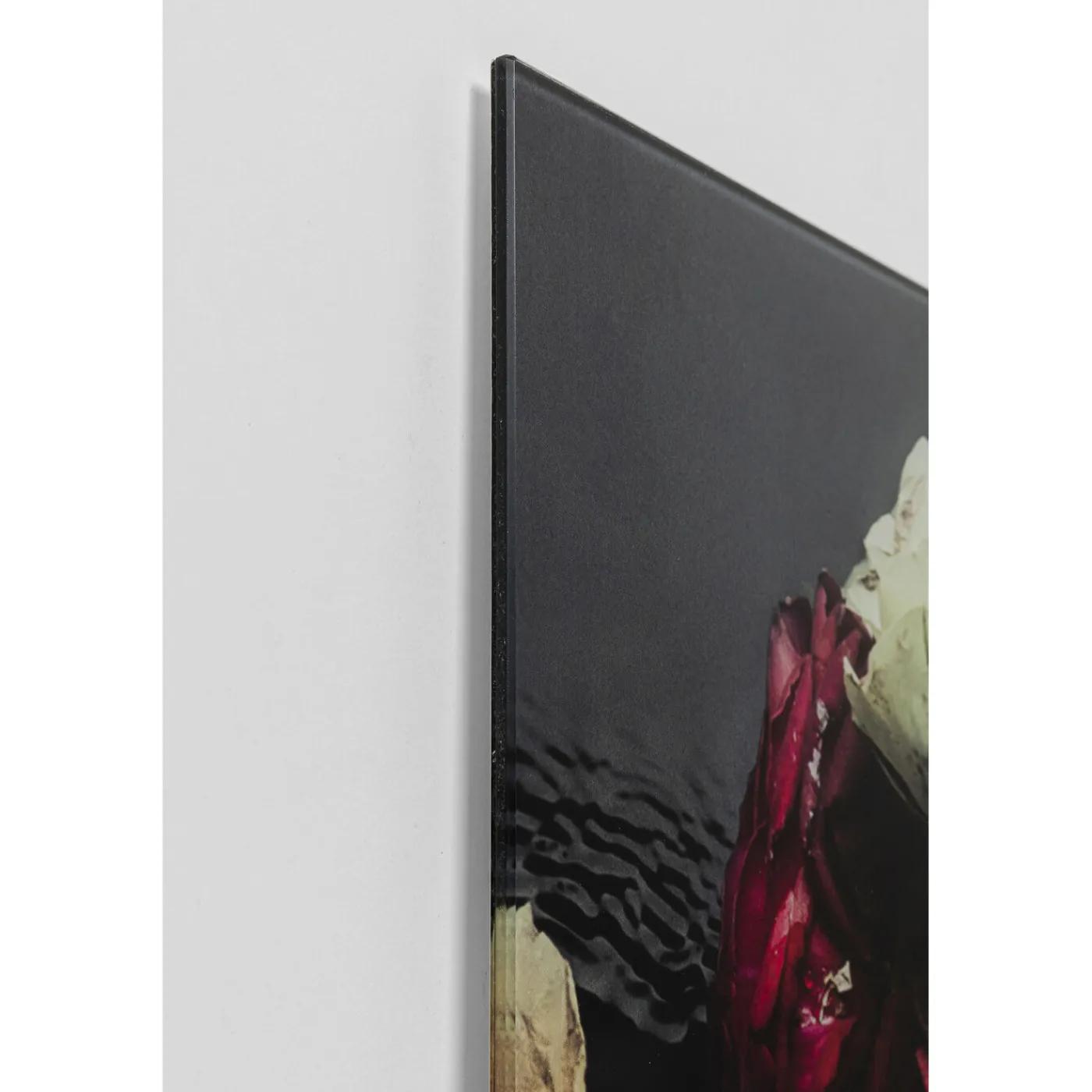 KARE Design Tableau En Verre Flower Art Lady 80X80Cm