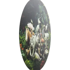 KARE Design Tableau En Verre Jungle Animals O120Cm