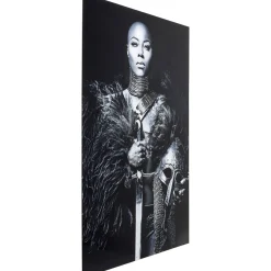 KARE Design Tableau En Verre Lady Knight 100X150Cm