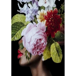 KARE Design Tableau En Verre Ms. Bouquet 80X120Cm