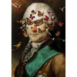 KARE Design Tableau En Verre Noble Butterfly 100X150Cm