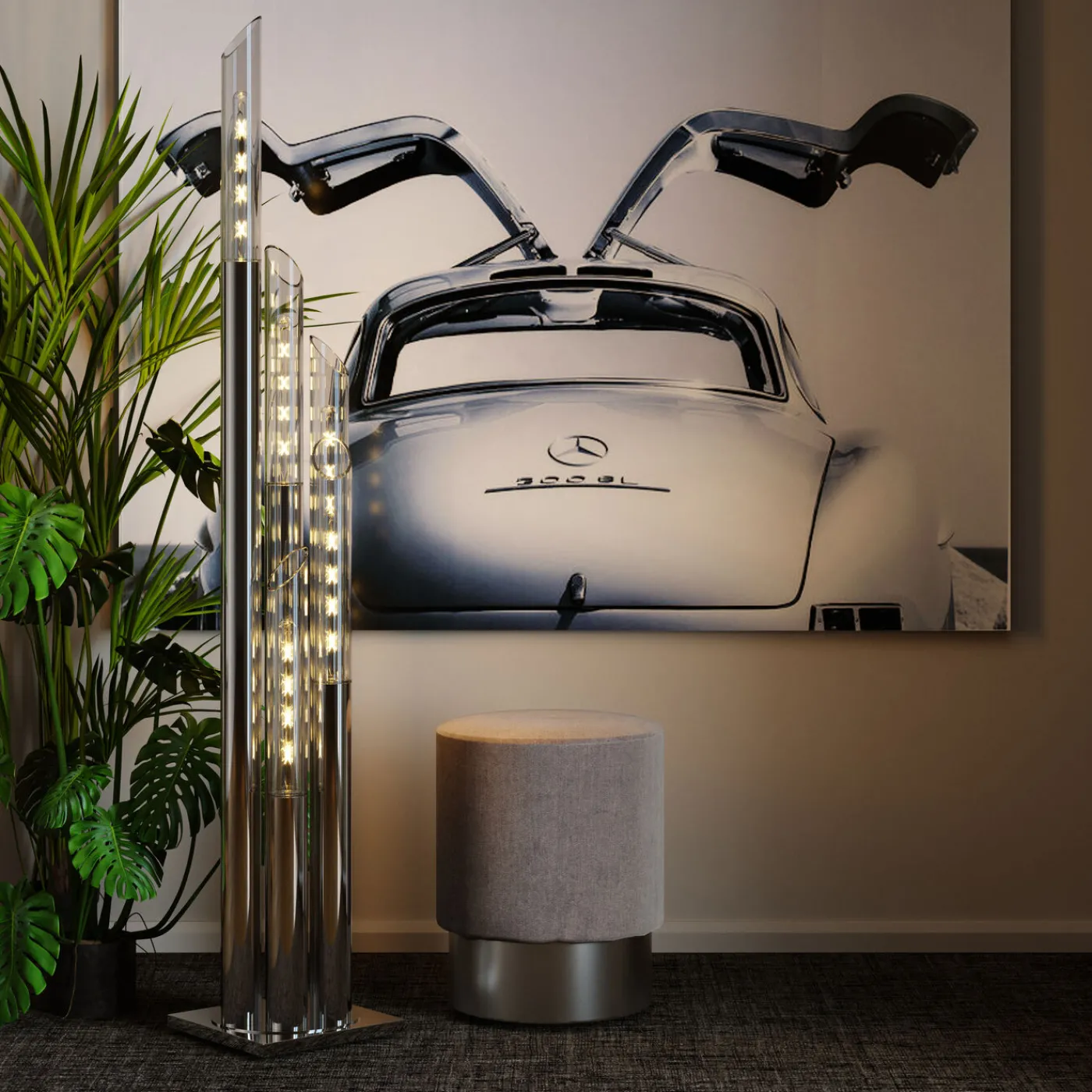 KARE Design Tableau En Verre Oldtimer Back 160X120Cm