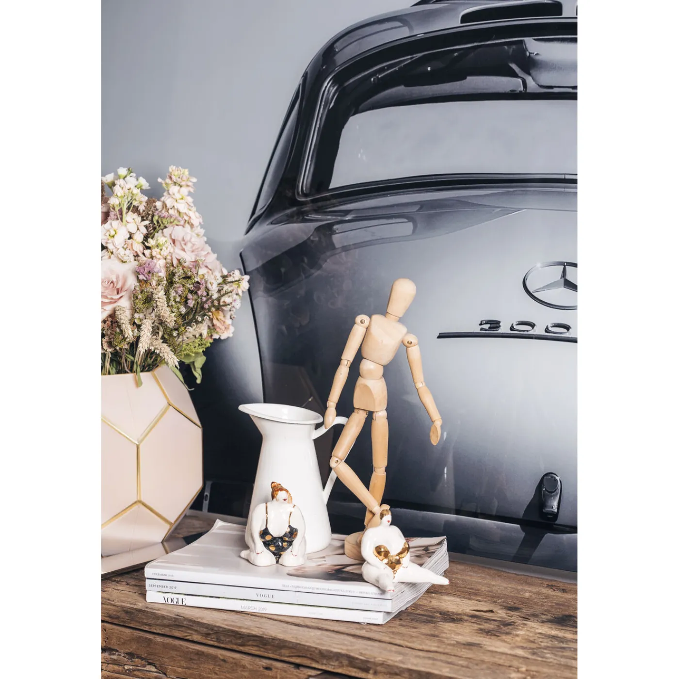 KARE Design Tableau En Verre Oldtimer Back 160X120Cm